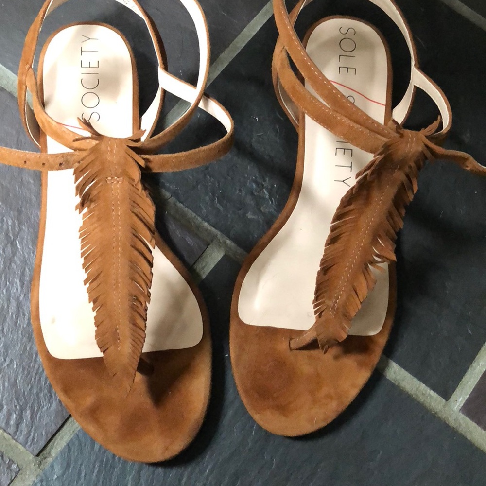 Sole Society suede sandal